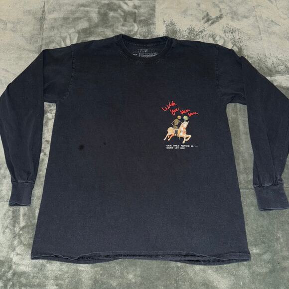 Travis Scott Astro World Tour Men's Size Small Black Long Sleeve - Picture 4 of 9
